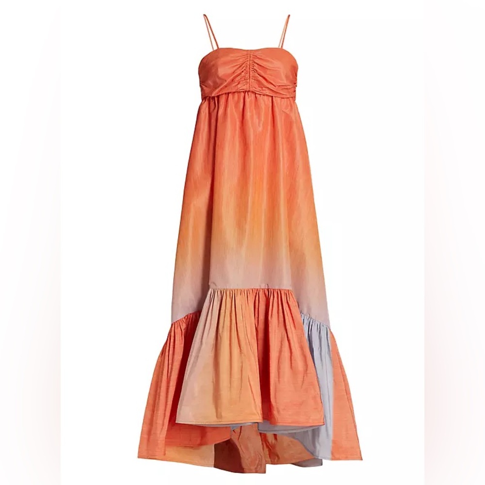 Silvia Tcherassi Cerrano Gradient Tiered Dress